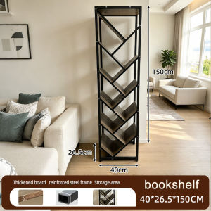 Bookshelves Bookcase Floor Standing Tree Bookcase Wooden Book Storage Organiser Tiered Storage Shelf For Living Room Bedroom