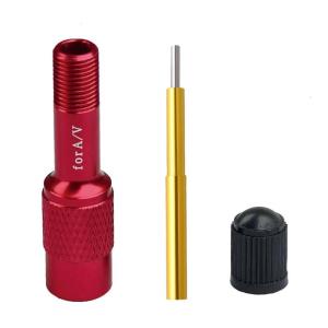 Nhỏ gọn xe đạp bơm Adapter mở rộng độ bền nhôm van chuyển đổi để dễ dàng bơm lốp xe