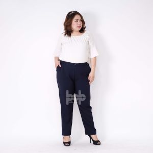 DYCY - Celana Kerja Wanita Formal 3L-10L Celana Bahan Kantor Jumbo / Bigsize / Plus Size