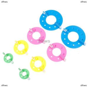 [COD] dfhws 8PCS 4 sizes Fluff Ball Weaver PomPom Maker Knitting Loom Kit