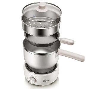 【 Malaysia Real Stock 】 Bear Electric Multi cookers DZG-C12E9 Household 1.2L Non-stick Pan Electric Multi-functional Cookers