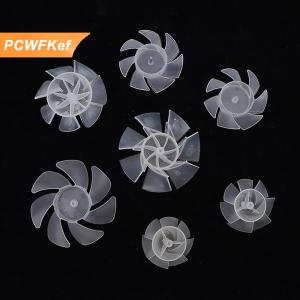 【PCWFKef】 1 PC 7 Blades nhựa Fan Blade bên ngoài đường kính 35mm 42mm 50mm 65mm nhựa làm mát Fan Blade cho máy sấy tóc