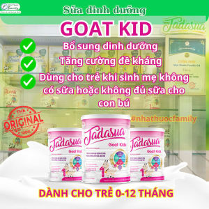 Sữa Dê cao cấp 𝐆𝐎𝐀𝐓 Kid 𝑻𝒂𝒅𝒂𝒔𝒖𝒂 lon 900g - Dinh dưỡng dành cho trẻ 0 - 12 tháng. Nguyên liệu NK Hà Lan