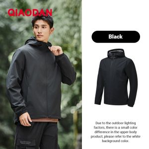 Qiaodan Men Sports Jacket Outdoor Windproof Splash Proof Soft Comfortable Lightweight XFD1392173