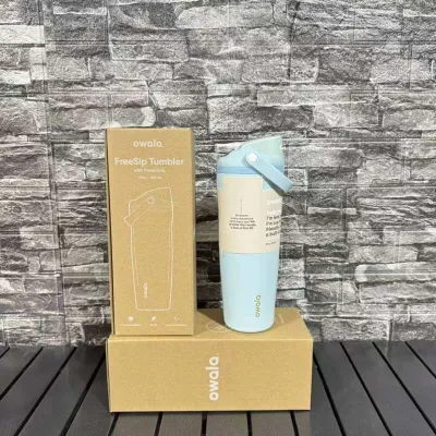 Owala 30 oz trái cây giá trị cao bình giữ nhiệt bằng thép không gỉ ngoài trời xách tay Bình uống nước thể thao