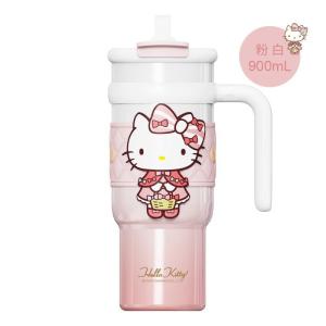 Christmas Gift Halloween Sanrio Kuromi Children Sus316 Drinking Straw Vacuum Cup Hello Kitty Girl High-Capacity Anime Kettle Student Double Drinking Cup