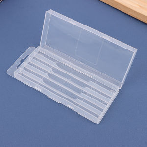 [Habilulu] Plastic Twist Drill Empty Box Storage Box Toolbox Tool Accessories Woodworking Drill Bit 5 10 Hole Transparent Packaging Case