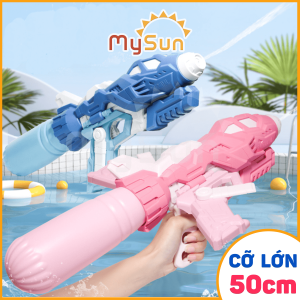 Súng nhựa bắn nước xịn đồ chơi trẻ em phun áp lực cao cho bé cỡ lớn 50cm MySun