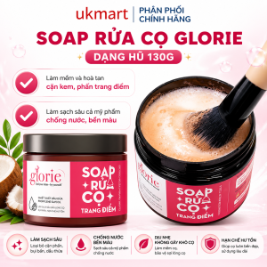 Sáp Rửa Cọ Trang Điểm Glorie Brush Cleansing Soap 130g