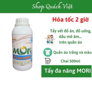 Tẩy đa năng MORI tẩy vết thức ăn tẩy vết đồ uống trên quần áo chai 500ml
