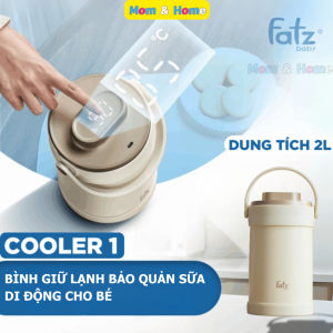 Bình Giữ Lạnh Bảo Quản Sữa Mẹ Di Động Fatz Baby COOLER 1 Giữ Ấm Thức Ăn Cho Bé - Dung Tích 2L