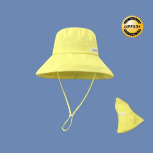 TEWUB Korean Striped Fisherman Hat Spring Summer Wide Brim Womens Sun Caps Fashion Foldable Striped Bucket Hat Travel