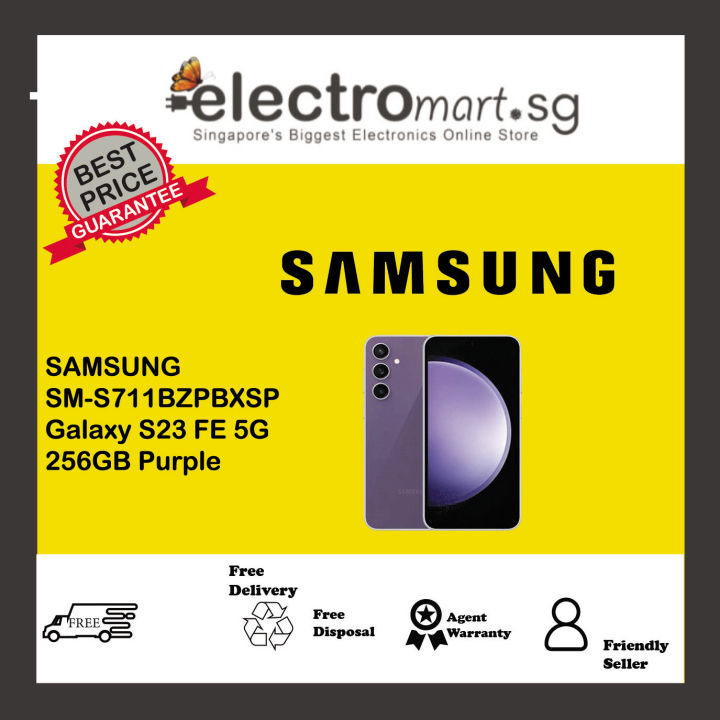 Samsung Sm S711bzpbxsp Galaxy S23 Fe 5g 256gb Purple Lazada 3614