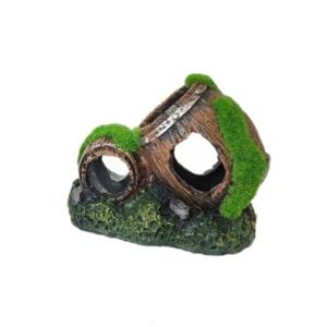 ถังขนาดเล็กสำหรับตกแต่งตู้ปลาที่มีความปลอดภัยสำหรับบ้านถ้ำที่ดักสัตว์น้ำตู้ปลา