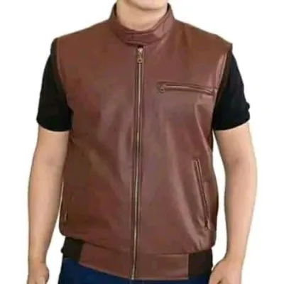jaket kulit rompi classic cb nmax