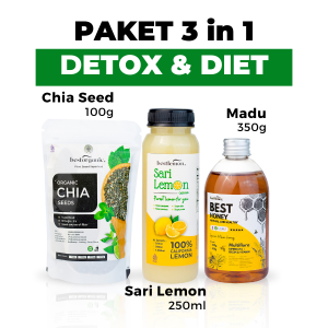 Best Honey Paket Detox Paket Diet Pahe Detox Sari Lemon Chia Seed Madu Asli