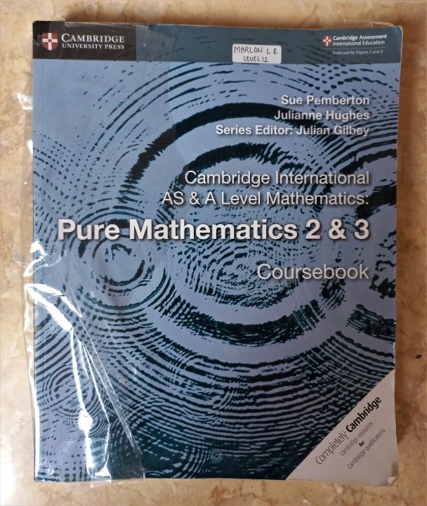 Cambridge igcse as and a level pure mathematics 2 and 3 coursebook
