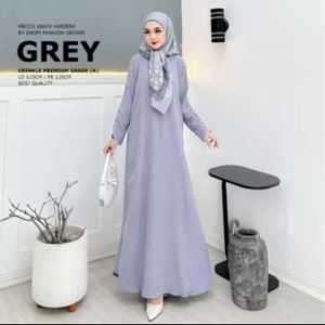 Mecca Daily Abaya Dress Gamis Batwing Oversize Bahan Cringkle Airflow Premium