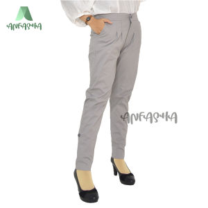 KELLY PANTS / Celana Panjang Wanita Basic Pants bahan katun TWILL stret fashion muslim - fashion wanita mode BY TOKO ANFASHA