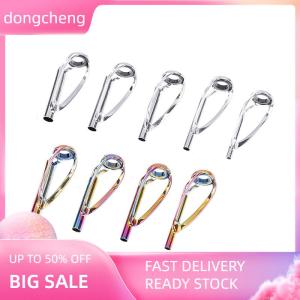 dongcheng 1 cái Sliver cầu vồng Top tip hướng dẫn vòng miễn phí của rối cho quay đúc cần câu
