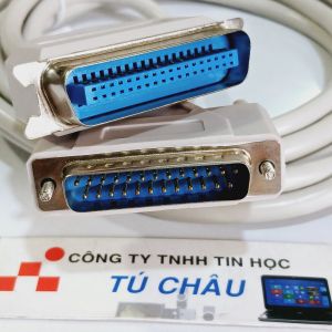 Cáp máy in Parallel (LPT) dài 3m / Chuẩn Com 25 Kim (DB25M) ra Parallel (LPT)