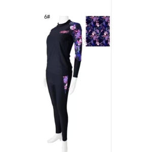 ชุดว่ายน้ำผู้หญิงรุ่น31513ชุดสองชิ้นเสื้อแขนยาวกางเกงขายาว พร้อมส่ง