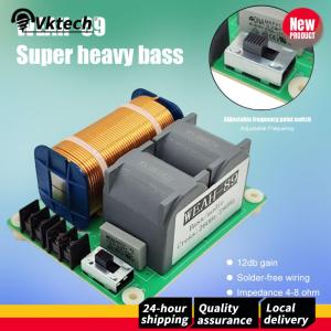 【Clearance Sale】 High-Power Subwoofer Crossover for AV Receivers with Adjustable Frequency Divider for Home Theater Systems