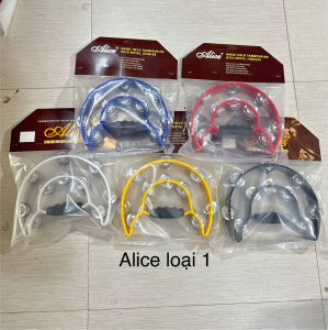 TAMBOURINE ALICE - LẮC TAY ALICE xắc xô nhạc cụ cho bé lục lạc cầm tay
