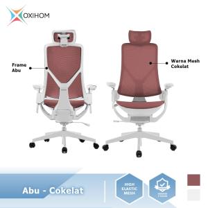 OXIHOM FSC2 Kursi Mesh Kursi Gaming Kursi Kantor Revolusioner Mekanisme Gravitasi yang dirancang khusus untuk Kesehatan dan Kenyamanan Tertinggi dalam setiap Posisi