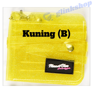 Dompet Almost Blue Dompet Transparan Dompet Jelly Dompet Glitter K-Pop BTS Dompet Kartu Lanyard Tali