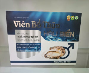 Viên bổ thận Hàu biển giúp tăng cường sinh lực sinh lý nam giới và giảm mệt mỏi đau lưng mỏi gối/ Diophaco H-60V