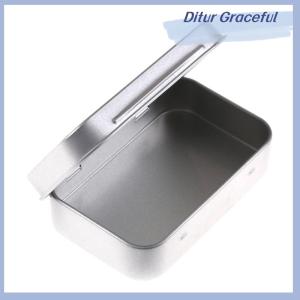 Ditur กล่องเก็บของแบบพับได้ทำจากโลหะขนาด95x60x20มม. สำหรับจัดกุญแจใส่เหรียญลูกกวาด