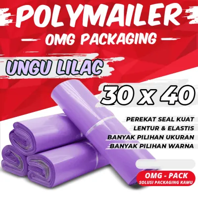 PLASTIK POLYMAILER 30x40 Kantong Amplop Tebal Premium Online Shop Packing Baju 100 Pcs Warna