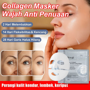 10 Lembar Masker Kolagen untuk Melembapkan Kulit Mengurangi Kerutan dan Anti Penuaan Masker Kolagen Melembapkan Masker Efektif Perawatan Kulit Kering dan Kusam