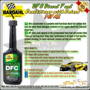 BARDAHL Ultra Concentrated DFC Diesel Fuel Conditioner with Cetane 5oz 148ML