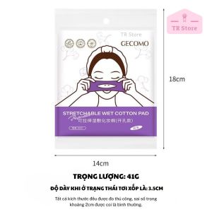 Bông Đắp Lotion Co Giãn Dưỡng Da Gecomo - Tăng Cường Dưỡng Ẩm Làn Da Mềm Mịn