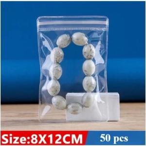 100pcs Jewelry Storage Bag Jewelry Bracelet Thickened Sealed Bag Anti-Oxidation Pouches