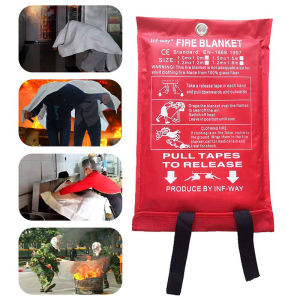 Fire Blanket Fiberglass Fire Emergency Blanket Flame Retardant Protection And Heat Insulation Fire Suppression Blanket Home Kitchen Car Office Warehouse Emergency Survival Safety Cover - Lazada