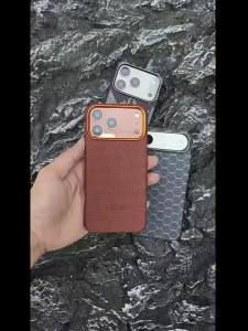 100% Luxury Kevlar Aramid Carbon Fiber Case For iPhone 16 17 18 Pro Max 18 Pro Magsafe Cover Magnetic Ultra-Thin Phone Back Case