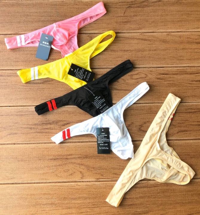 🔥็HOT🔥กางเกงในชาย G-string จีสตริง ทรงT-back โชว์หลัง เอวต่ำ ผ้าไนลอน ...