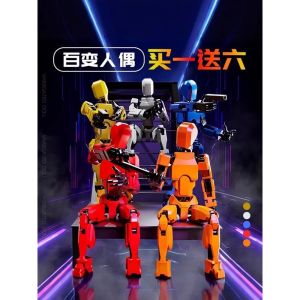 JEOBEST Lucky 13 หุ่นยนต์ฟิกเกอร์ โมเดลตุ๊กตาตัวต่อฟิกเกอร์ Dummy ขยับข้อต่อได้ 360องศา ของเล่น3D เสริมพัฒนาการ สินค้าพร้อมส่งในไทย DIY