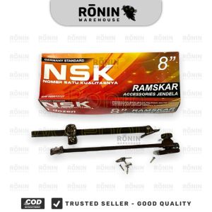 2 pcs Lamskar Putar Ramskar Hak Angin Penahan Jendela 8inch NSK