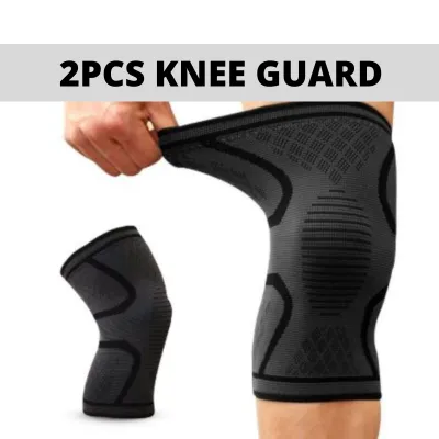 2PCS Compression Knee Guard Pain Relief Comfortable Breatheable Support Anti Slip Pain Relief Elastic Leg Protect
