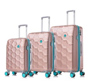 #202 SE7EN VONDERS MACHU PICHU ABS HARDCASE SUITCASE LIGHTWEIGHT EXPANDER CABIN SIZE CHECKIN TSA TROLLEY BAG 360 DEGREE