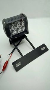 Promo Paket Hemat . Lampu LED 6mata+Breketdudukan plat nomor FULL Set paket lampu RXING