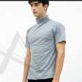 EXCLUSIVE FASHION PRIA Baju kaos turtleneck pria turtle NECK lengan Pendek Polos longsleeve distro Kaos Kerah Leher Tinggi Pria Korean style. 