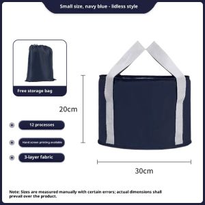 【Msia Stock】Foldable Foot Bath Bucket Portable folding bucket 15L/25L Foot bath bag Free storage bag