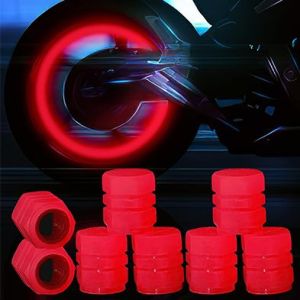 Tutup Pentil Ban Sepeda Motor Mobil Glow In The Dark Luminous Neon