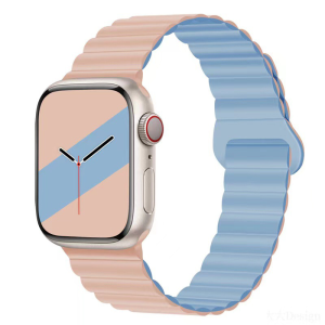 For apple watch series 10 42mm 46mm strap Silicone band Strap Magnetic Buckle Rubber Bracelet for apple watch ultra/ultra 2 series 9 8 7 6 SE 5 4 49mm 44mm 45mm 40mm 41mm strap smart watch band