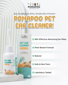 Pomapoo - Pembersih Telinga Anjing Kucing Pomapoo Pet Ear Cleaner